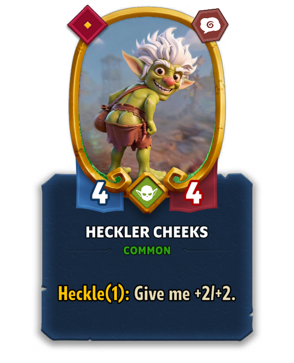Heckler Cheeks