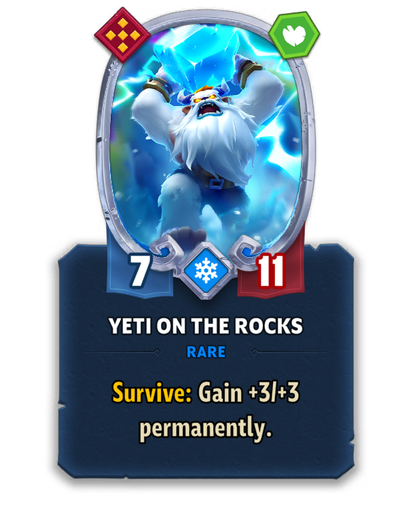 Yeti on the Rocks
